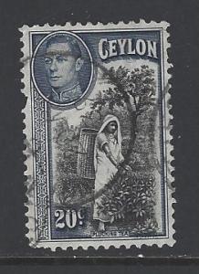 Ceylon Sc # 283 used (RS)