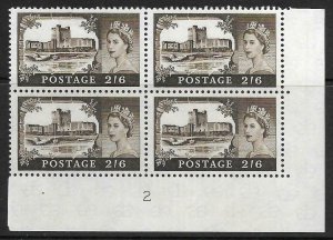 2/6 Bradbury/Wilkinson Castles - Cylinder 2 UNMOUNTED MINT/MNH