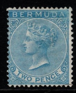 BERMUDA SG4 1877 2d BRIGHT BLUE MTD MINT