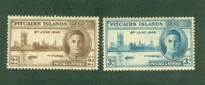 PITCAIRN ISLAND 9-10 MNH CV $1.50 BIN $0.75