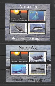 WHALES - NIUAFO'OU #269-270  MNH