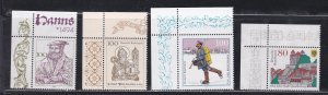 Germany # 1870-1873 Commemorative Issues for 1994, NH, 1/2 Cat.