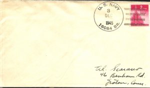 SWASEY (DE-248) 16084 Branch 3 Dec 1945 Locy Type 2# postmark