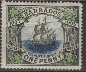 Barbados; 1906: Sc. # 109; MH Cpl. Set