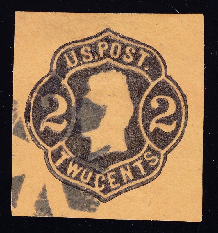 US Scott U52 Used 2 cent 1863-64 Stamped Envelope Used Lot AUU0052 