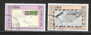 Cuba 2589-2590 Complete   USED