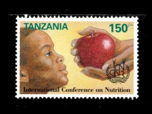 Tanzania 1992 - Intl Conference on Nutrition - Individual Stamp Scott 957 - MNH