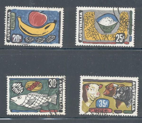 Australia Sc 519-22 1971 Food stamp set used