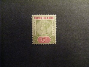 Turks Island #57 mint hinged  a23.2 8060