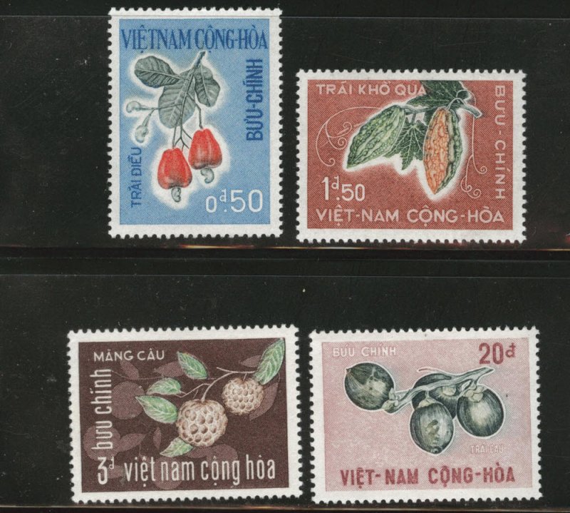 South Vietnam Scott 301-304 MH* stamp set