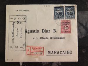 1930 Curacao First Flight airmail cover FFC to Maracaibo Venezuela