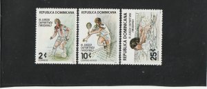 Republica  Dominicana 815-16, C298  MNH  III Juegos  Deportivos  Nacionales