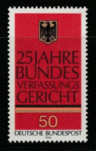 1976 Germany Federal Constitutional Court Emblem and Inscript MNH** A23P57F14451-