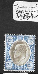 TRANSVAAL   (P1010B) KE 2 1/2D SG 263  MNH