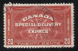 Canada E4 20c Used VF Centering