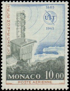 Monaco #605-615, C66, Complete Set(12), 1965, Space, ITU, Never Hinged