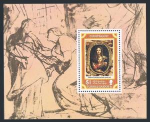 Turks & Caicos 337,MNH.Michel Bl.8. Christmas 1977.Peter Paul Rubens