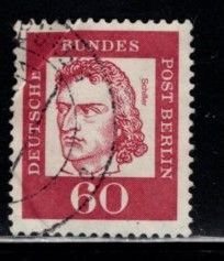 Germany - Berlin #9N186 Freidrich von Schiller - Used