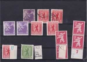 Germany 1945 Russian Zone Mint Never Hinged + Used Stamps  ref R 16953