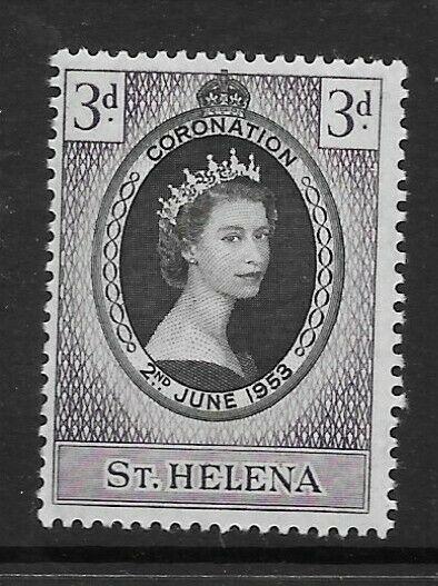 ST.HELENA SG152 1953 CORONATION MNH