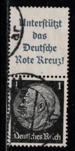 Germany Scott # 415, label A17.1, used, se-tenant, Mi # S211