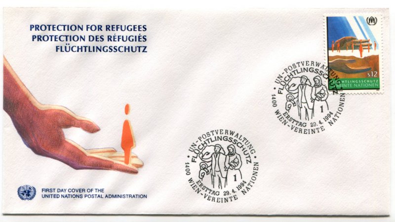 166 UN - Vienna Protection for Refugees FDC