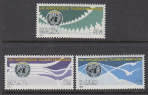 Malta 665-667 MNH VF