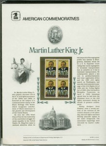 US Commemorative Panel #106 Scott 1771 King in Original Unopened USPS Package 