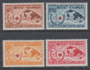 Viet Nam 219-222 Red Cross MNH VF