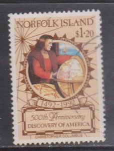 SC519 Norfolk Island Discovery of America used