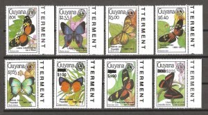 GUYANA 2003 SG 3158/81 + MS 3182 MNH