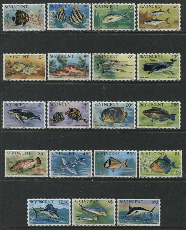 St. Lucia 1975 definitive set unmounted mint NH