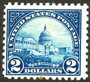 U.S. #572 MINT OG NH