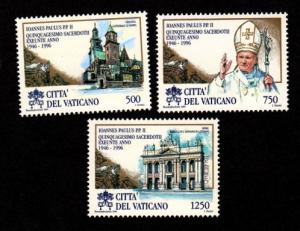 Vatican # 1012-1014 Mint!