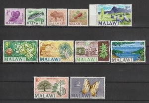 MALAWI 1966/7 SG 252/62 MNH Cat £65