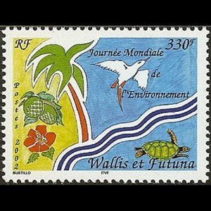 WALLIS & FUTUNA 2002 - Scott# 553 Environment Day Set of 1 NH