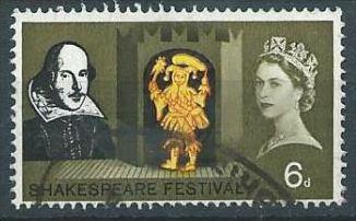 GB 1964 Shakespeare: Feste (Twelfth Night)  6d. multicoloured SG 647 SC 402 M...