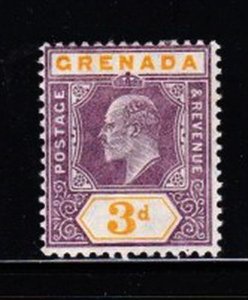 Álbum Tesoros Granada Scott # 62 3p Eduardo VII Menta Acolchada