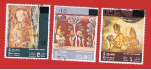 Sri Lanka #538-540 VF used  Surcharge  Free S/H