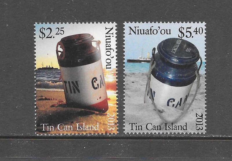 NIUAFO'OU #294-5 TIN CAN ISLAND MNH