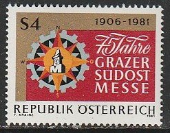 1981 Austria - Sc 1189 - MNH VF - 1 single - South-East Fair