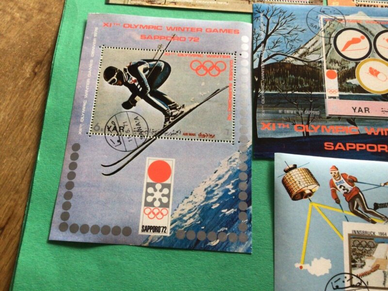 Sapporo Olympic City 1972 8 stamps sheets A20168