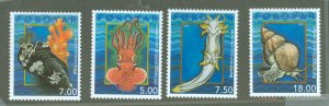 Faroe Islands #409-412  Single (Complete Set) (Fauna)