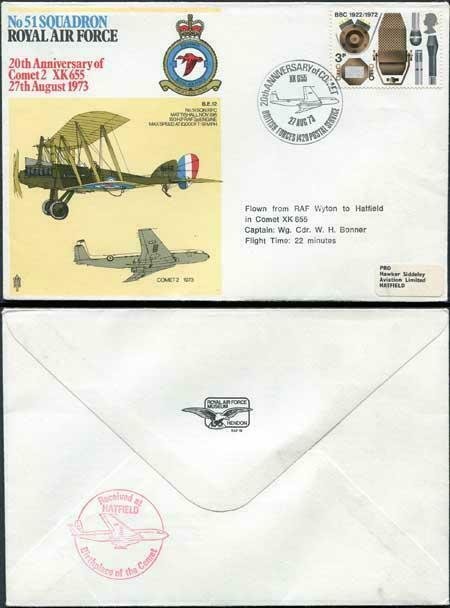 RAF18a No.51 Squadron RAF Standard Cover