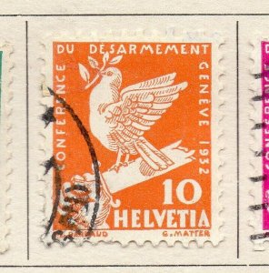 Switzerland 1932 Issue Fine Used 10c. NW-119160