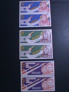 ​CUBA -1963-SC#775-7 SOVIET SPACES FLIGHTS- PAIR MNH-OG-VF-60 YEARS OLD-RARE