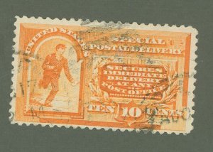 United States #E3  Single