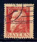 German States Bavaria Scott # 79, used