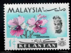 MALAYSIA Kelantan Scott 91 MH*  Sultan Yahya Petra Orchid stamp