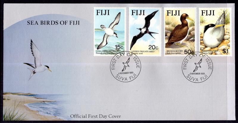 Fiji 540-543 Birds U/A FDC